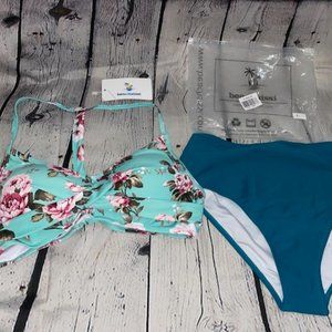 Two Piece High Waisted Bikini